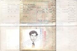 Մոնթե Մելքոնյանի անձնագիրը